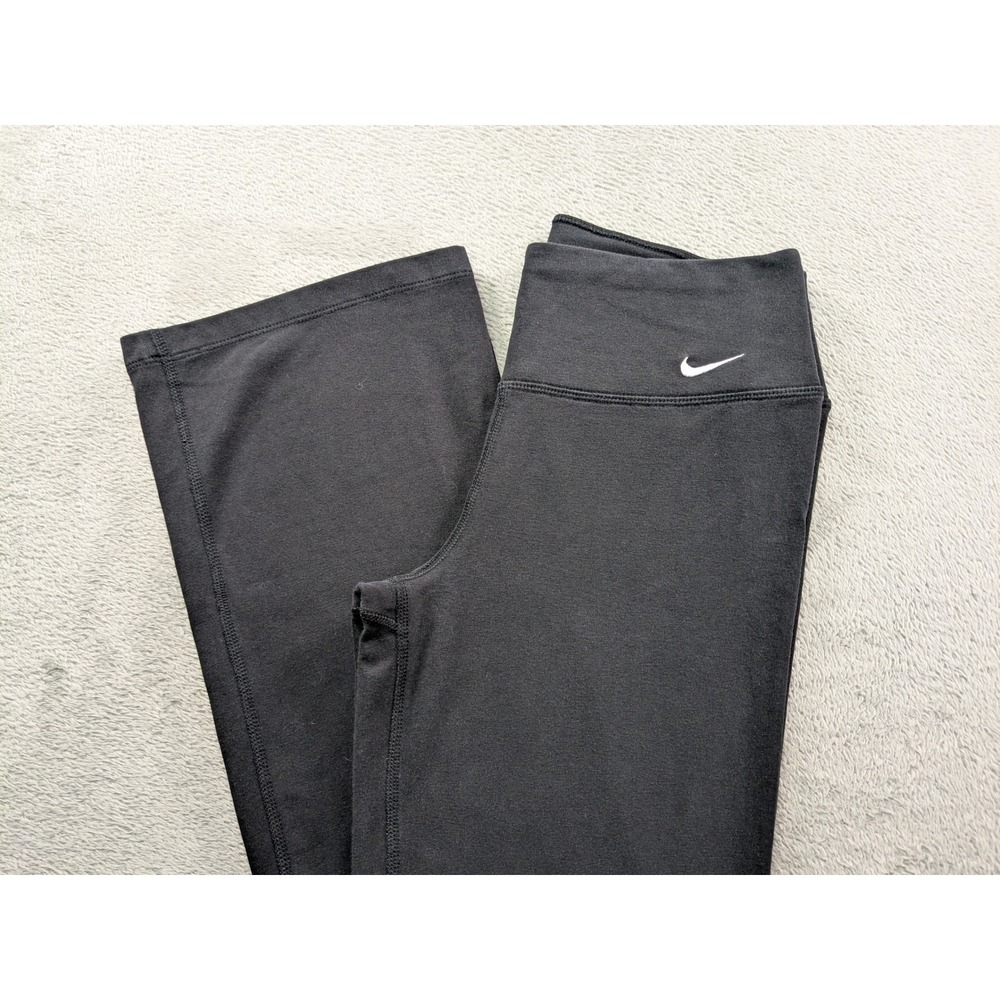 Nike Dri-FIT Womens Black Bootcut Yoga Pants Size S Flare Leg Athletic Trousers